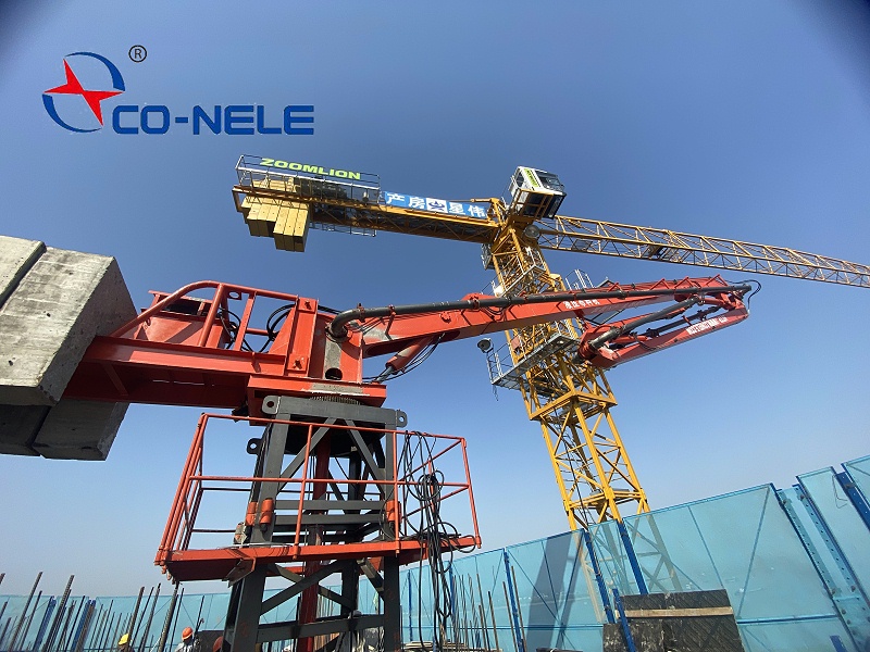 科尼樂(lè)重工電梯井內(nèi)爬式液壓布料機(jī)