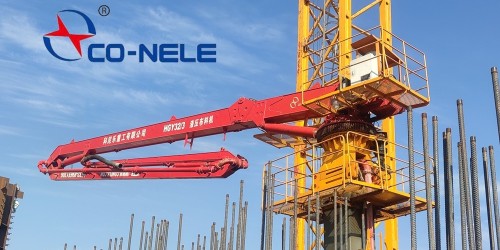 穩定可靠，為建筑施工保駕護航   ——科尼樂樓板頂升式液壓布料機的核心價值